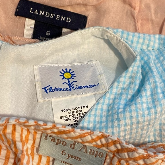 Lot 6 girls size 6 dresses Lands’ End Papp d’ Anjo - Picture 5 of 7